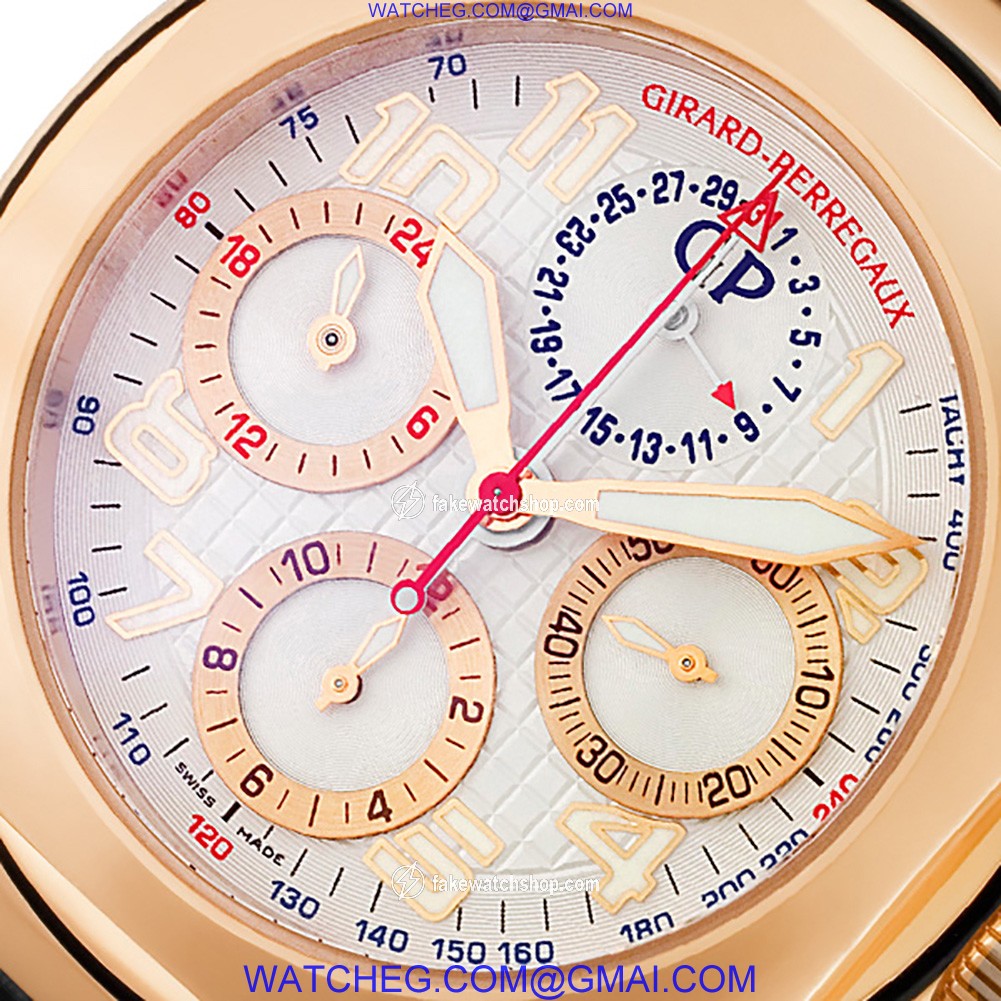 Girard Perregaux 80180-52-112-BBEA Laureato Automatic Male 18k rose gold 3