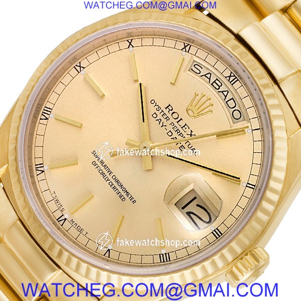 Rolex 18038 Day-Date Automatic Male 18k yellow gold 3