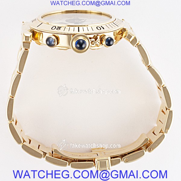 Cartier 0392 Pasha Quartz Male 18k yellow gold 3