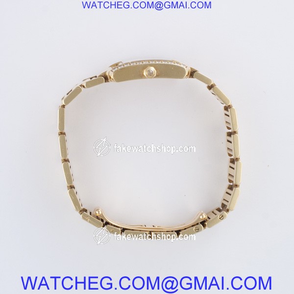 Cartier 2385 Tank Francaise Quartz Female 18k yellow gold 3