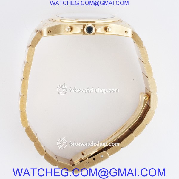 Cartier 1500 0 Santos Quartz Male 18k yellow gold 3