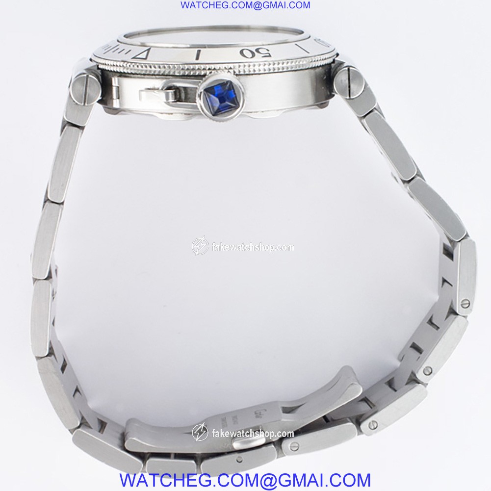 Cartier w31080m7 Pasha Seatimer Automatic Male Stainless Steel 3