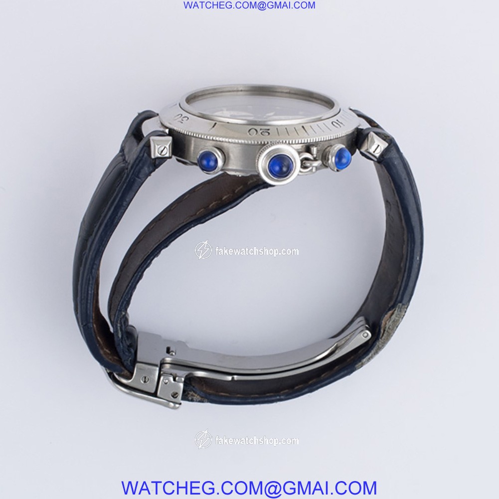 Cartier 13521 Pasha Quartz Female Stainless Steel 3