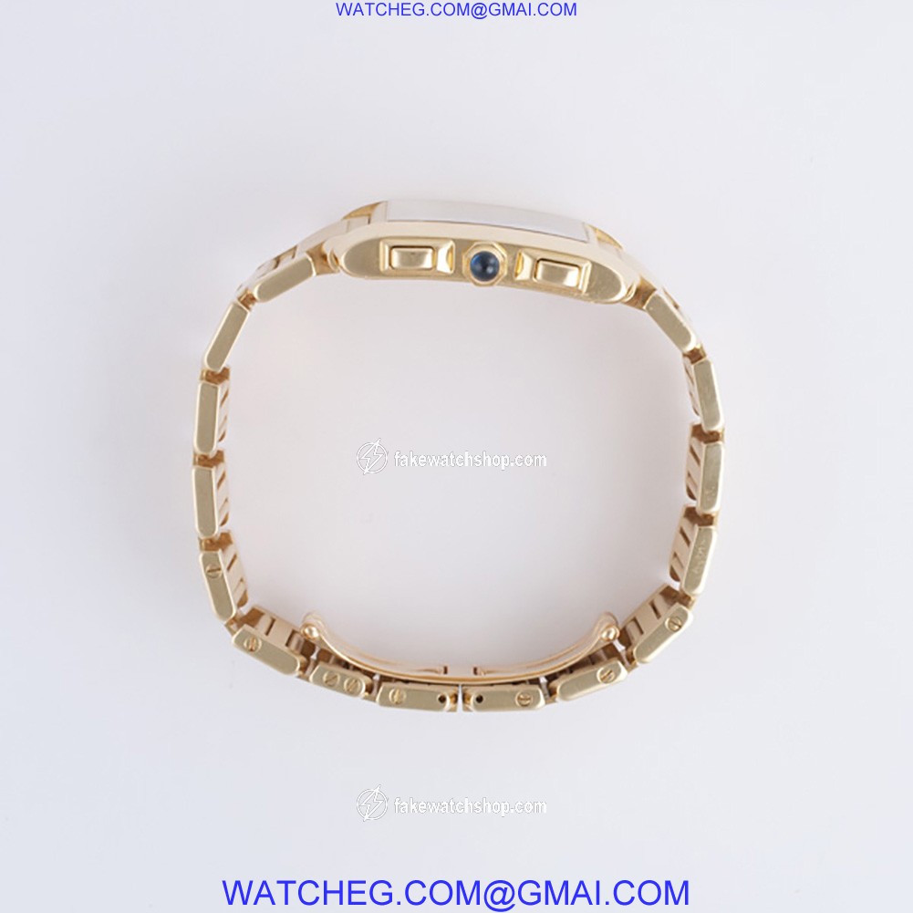 Cartier w50005r2 Tank Francaise  Male 18k yellow gold 3