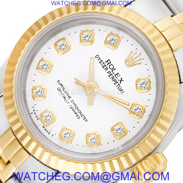 Rolex 67193 Oyster Perpetual Automatic Female Stainless Steel 3