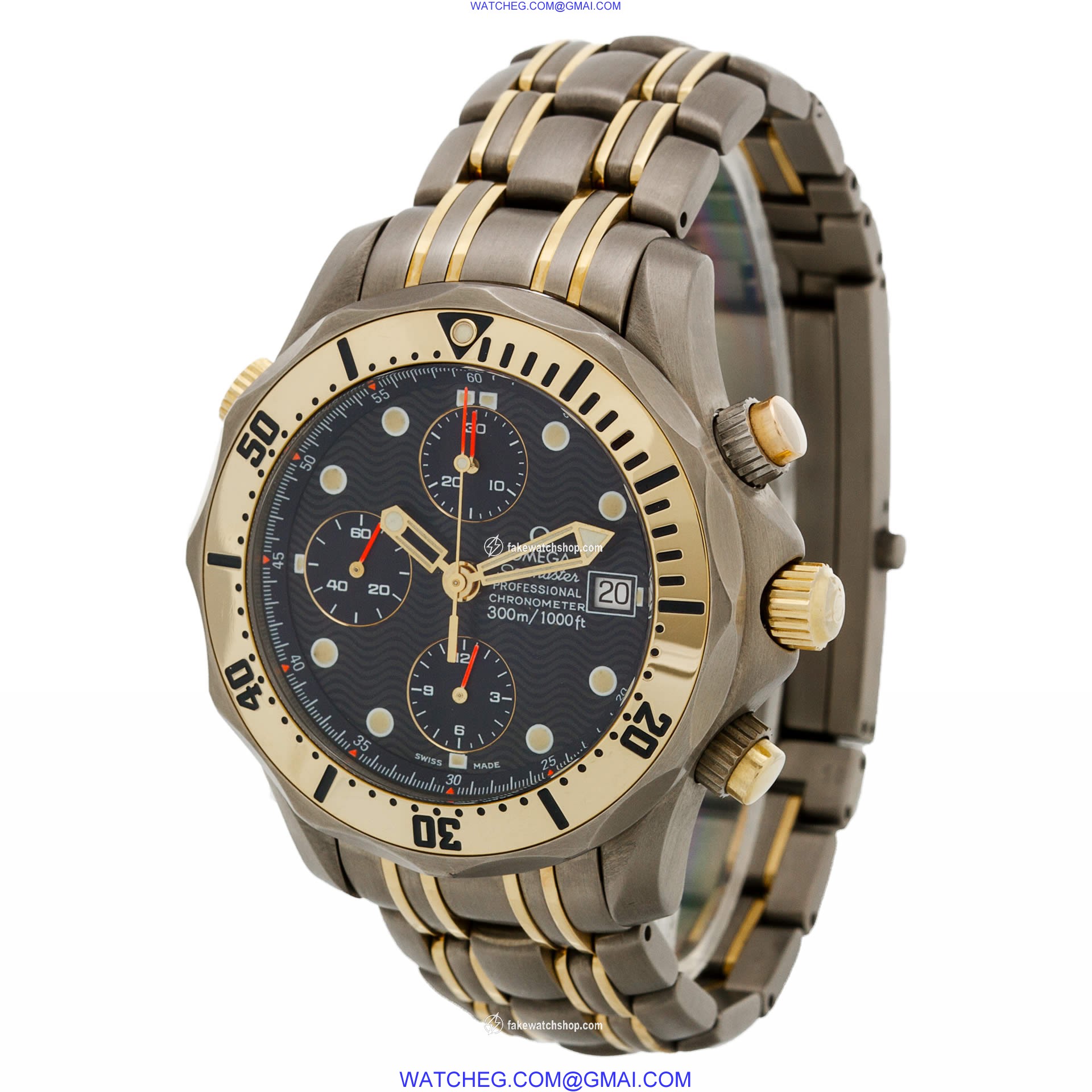 Omega 3780504 Seamaster Automatic Male Titanium 3