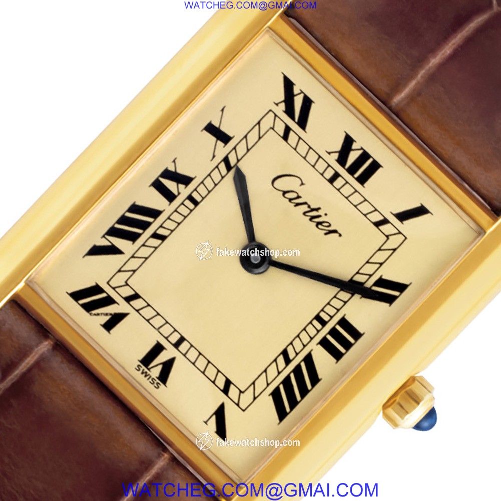 Cartier 41578 Vermeil Quartz Male Vermeil 3