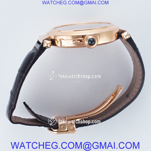 Cartier W3030001 Pasha 42mm Automatic Male 18k rose gold 3
