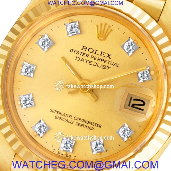 Rolex 6917 Datejust Automatic Female 18k yellow gold 3