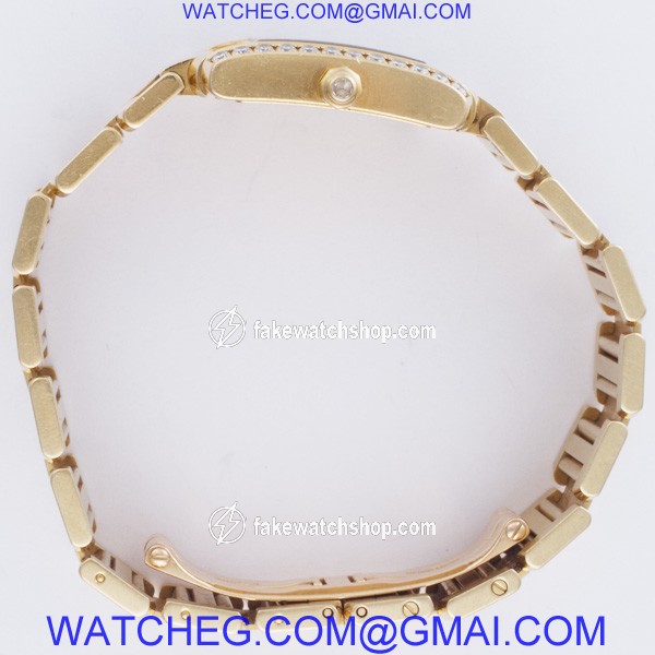 Cartier 2385 Tank Francaise Quartz Female 18k yellow gold 3