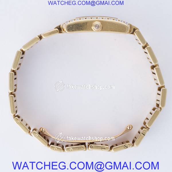 Cartier WE1001R8 Tank Francaise Quartz Female 18k yellow gold 3