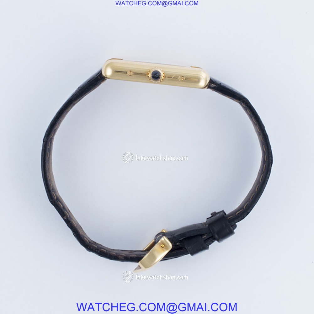 Cartier 2442 Tank Quartz Unisex 18k yellow gold 3