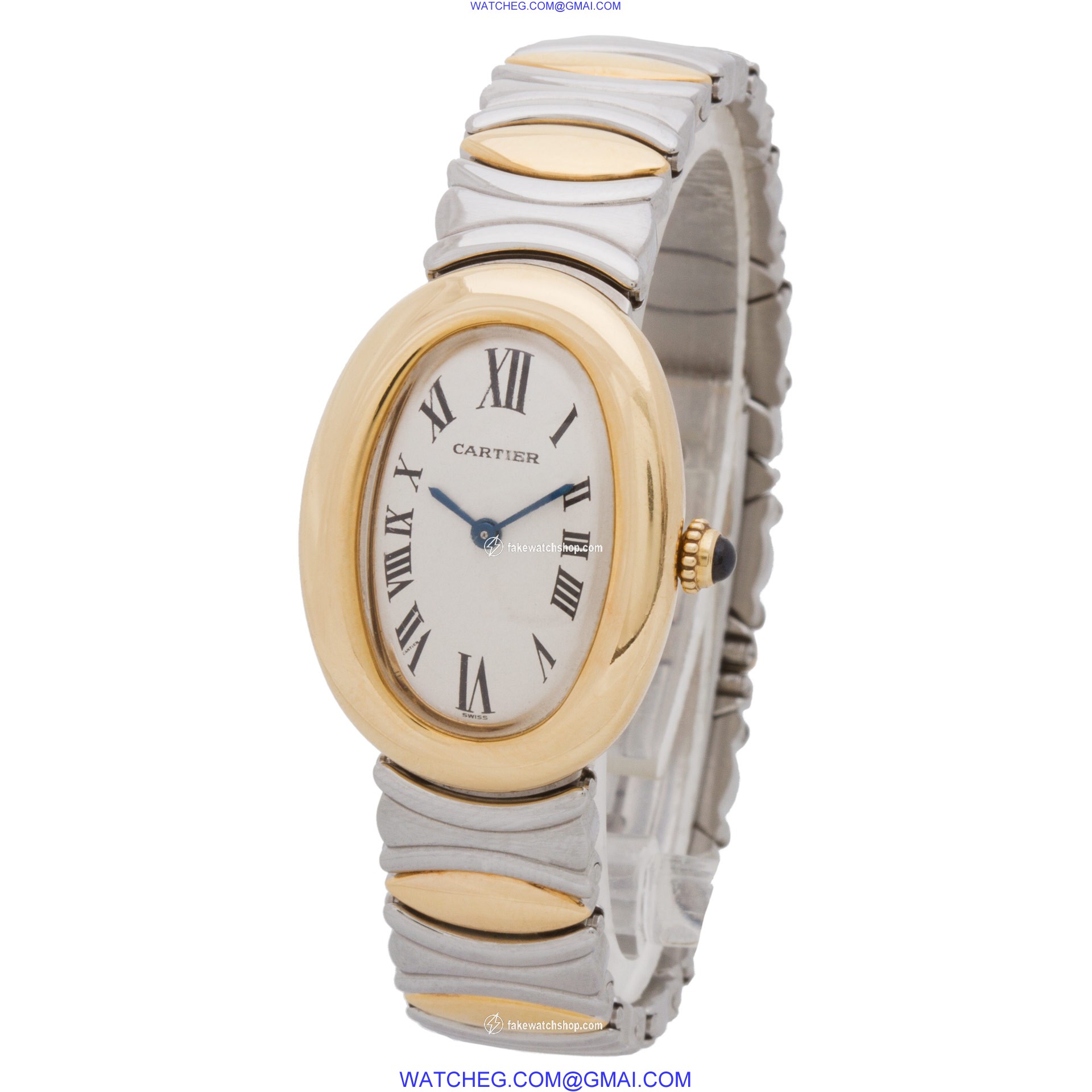 Cartier W15045D8 Baignoire Quartz Female 18k yellow gold 3