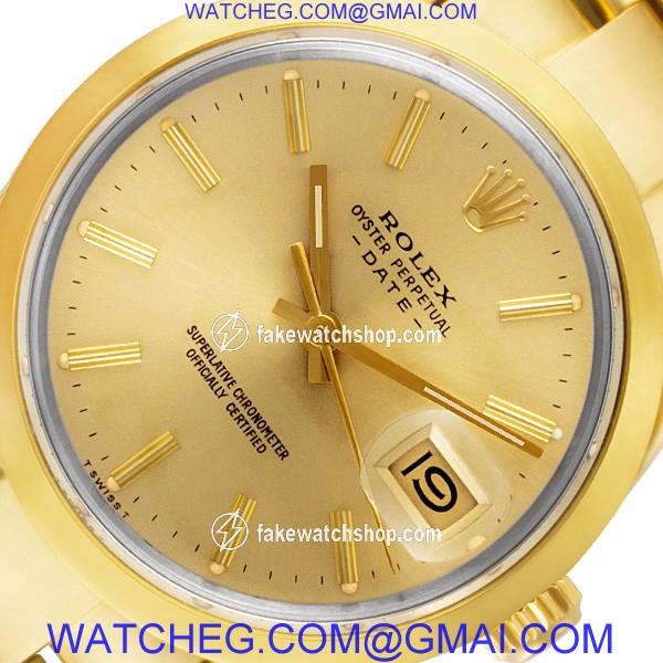 Rolex 15505 Date Automatic Male gold shell 3