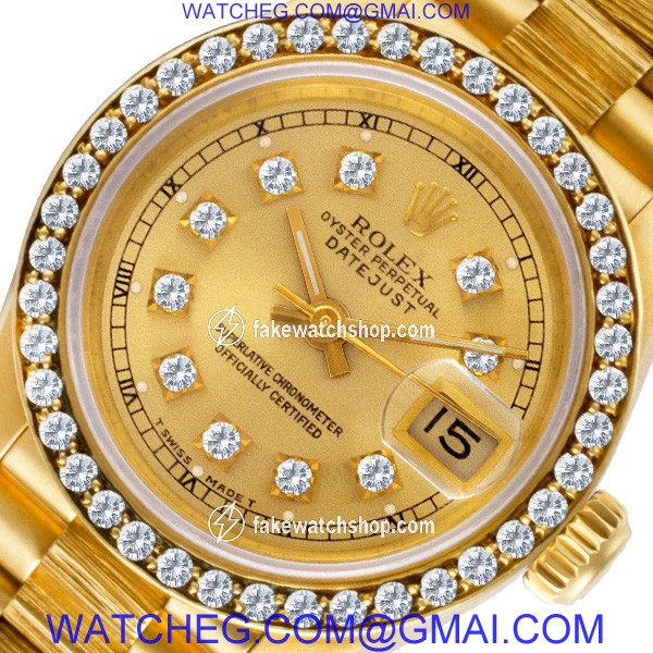 Rolex 69278 Datejust Automatic Female 18k yellow gold 3
