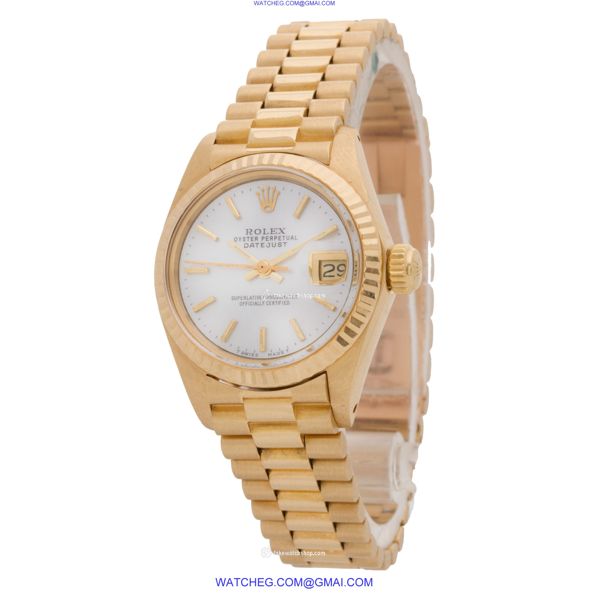 Rolex 6917 Datejust Automatic Female 18k yellow gold 3