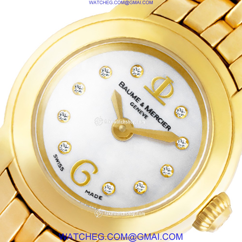 Baume & Mercier MOA08397 Capeland Quartz Female 18k yellow gold 3
