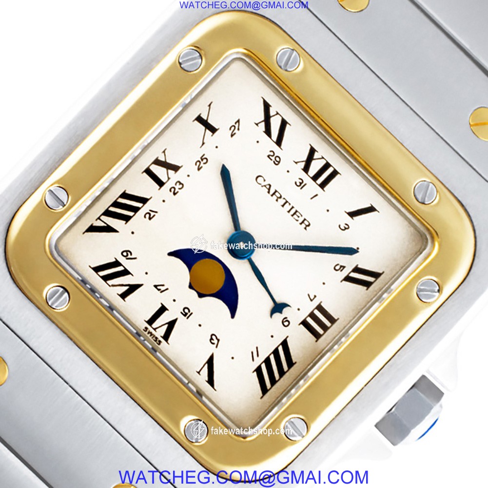 Cartier 119901 Santos Quartz Male Stainless Steel 3