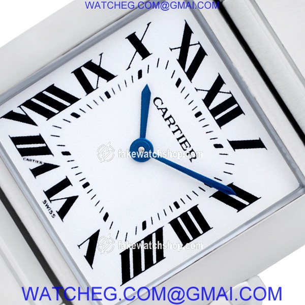 Cartier W51011Q3 Tank Francaise Quartz Unisex Stainless Steel 3