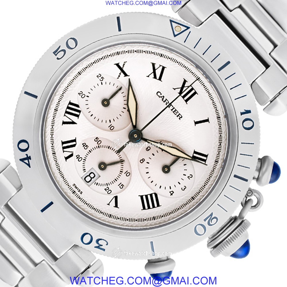 Cartier W31018H3 Pasha Quartz Unisex Stainless Steel 3