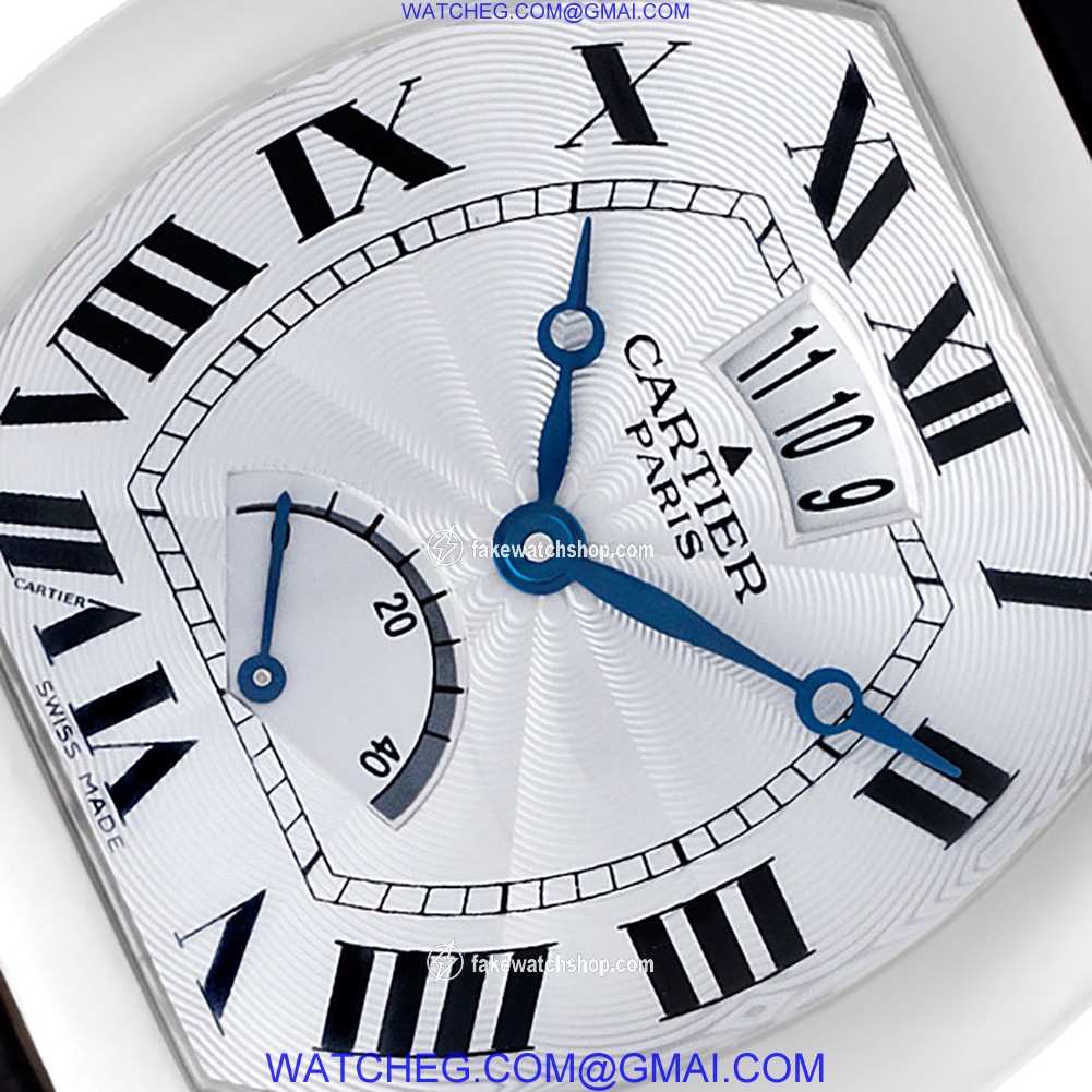Cartier W1542751 Tortue Automatic Male 18k White Gold 3