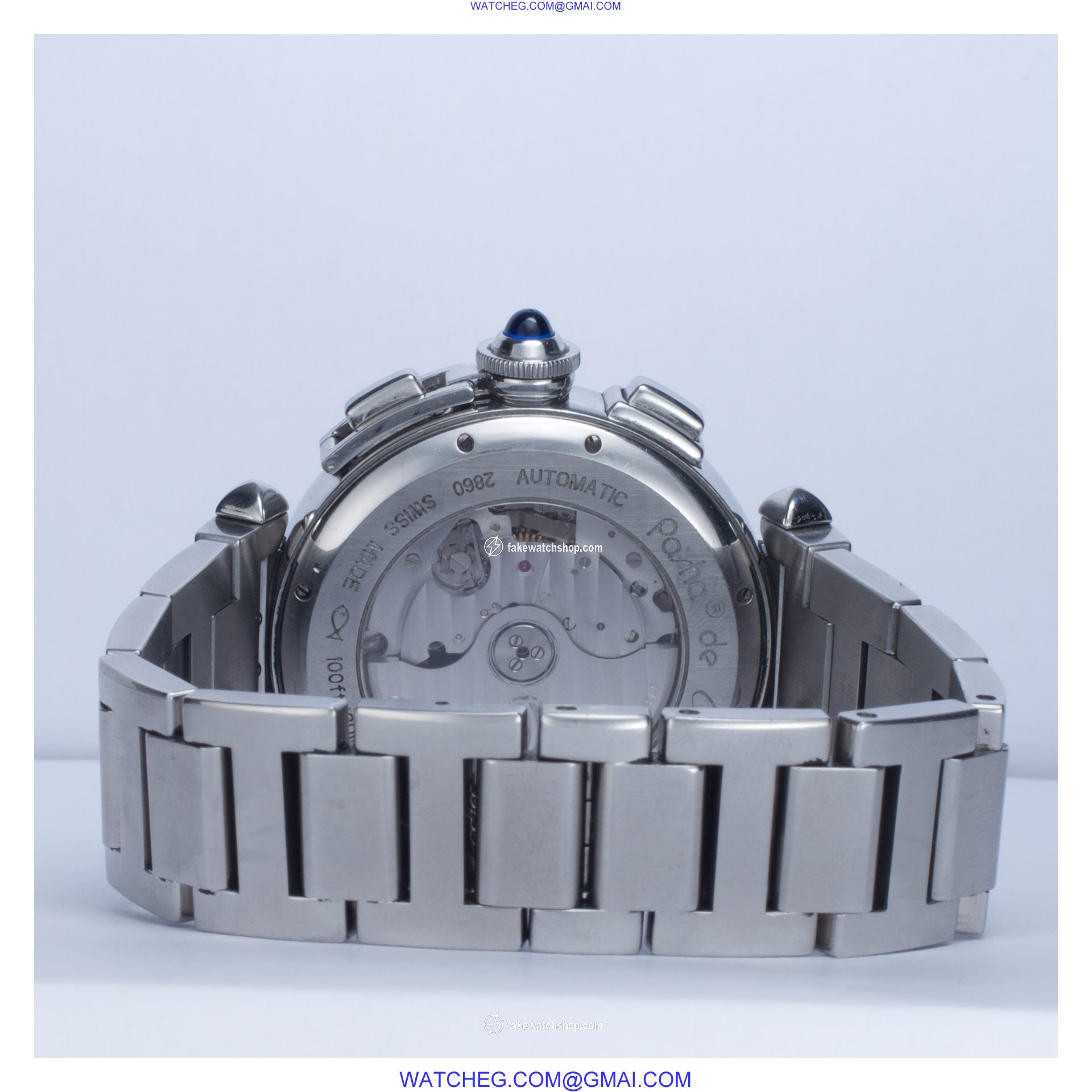Cartier W31085M7 Pasha Automatic Male Stainless Steel 3