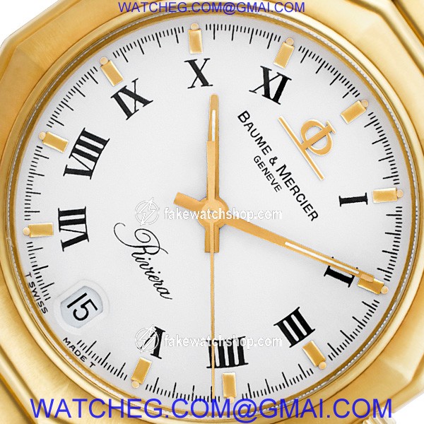 Baume & Mercier 87012.9 Riviera Quartz Unisex 18k yellow gold 3