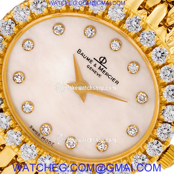 Baume & Mercier 18310 9  Quartz Female 18k yellow gold 3