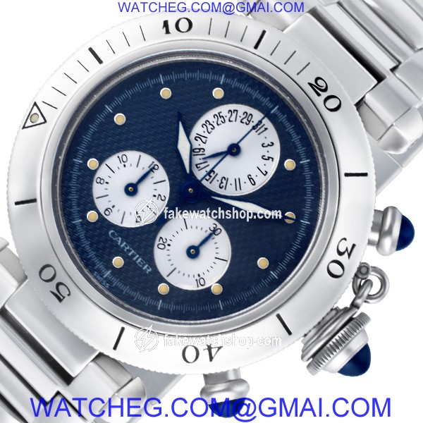 Cartier W31048M7 Pasha Quartz Male Stainless Steel 3