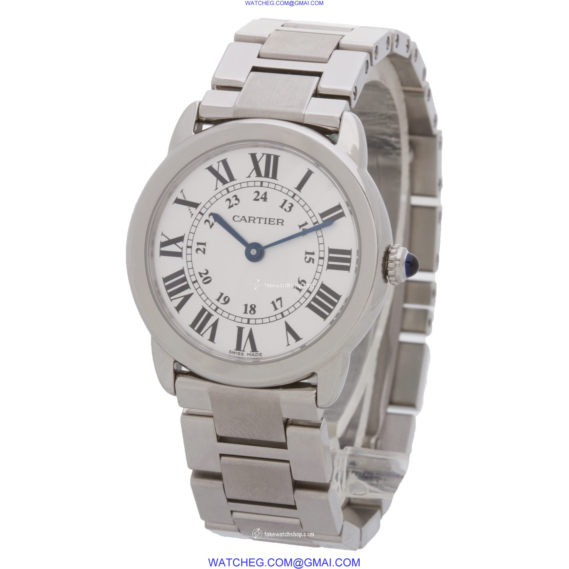 Cartier W5200003 Ronde Solo Quartz Female Stainless Steel 3