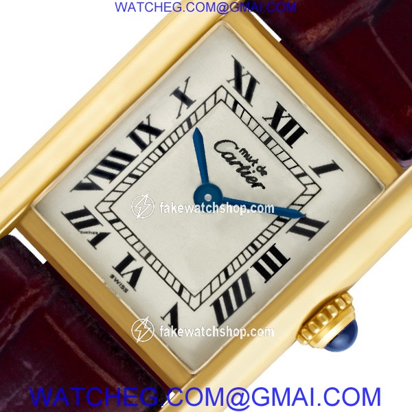 Cartier 60029 Tank Vermeil Manual Female Vermeil 3