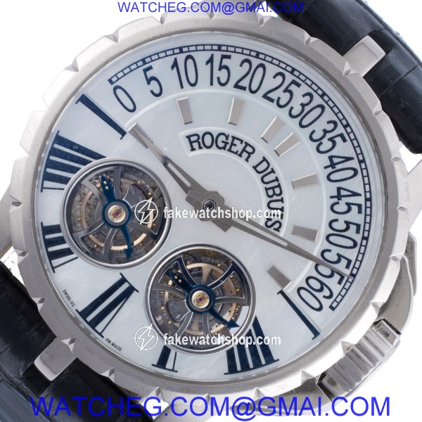 Roger Dubuis EX45019n1.67a Excalibur Tourbillon Manual Male 18k White Gold 3