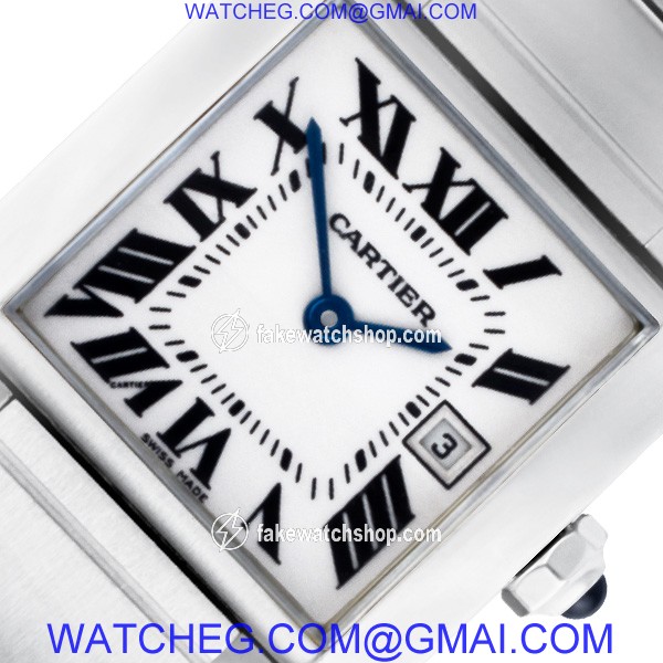 Cartier W51011Q3 Tank Francaise Quartz Unisex Stainless Steel 3