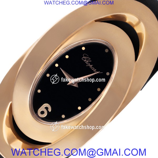 Chopard 127457 Oval Quartz Female 18k rose gold 3