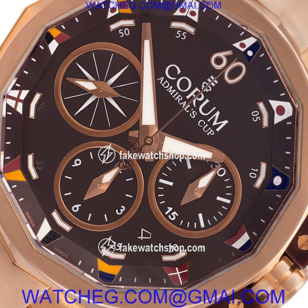Corum 01.0023 Admirals Cup Automatic Male 18k rose gold 3