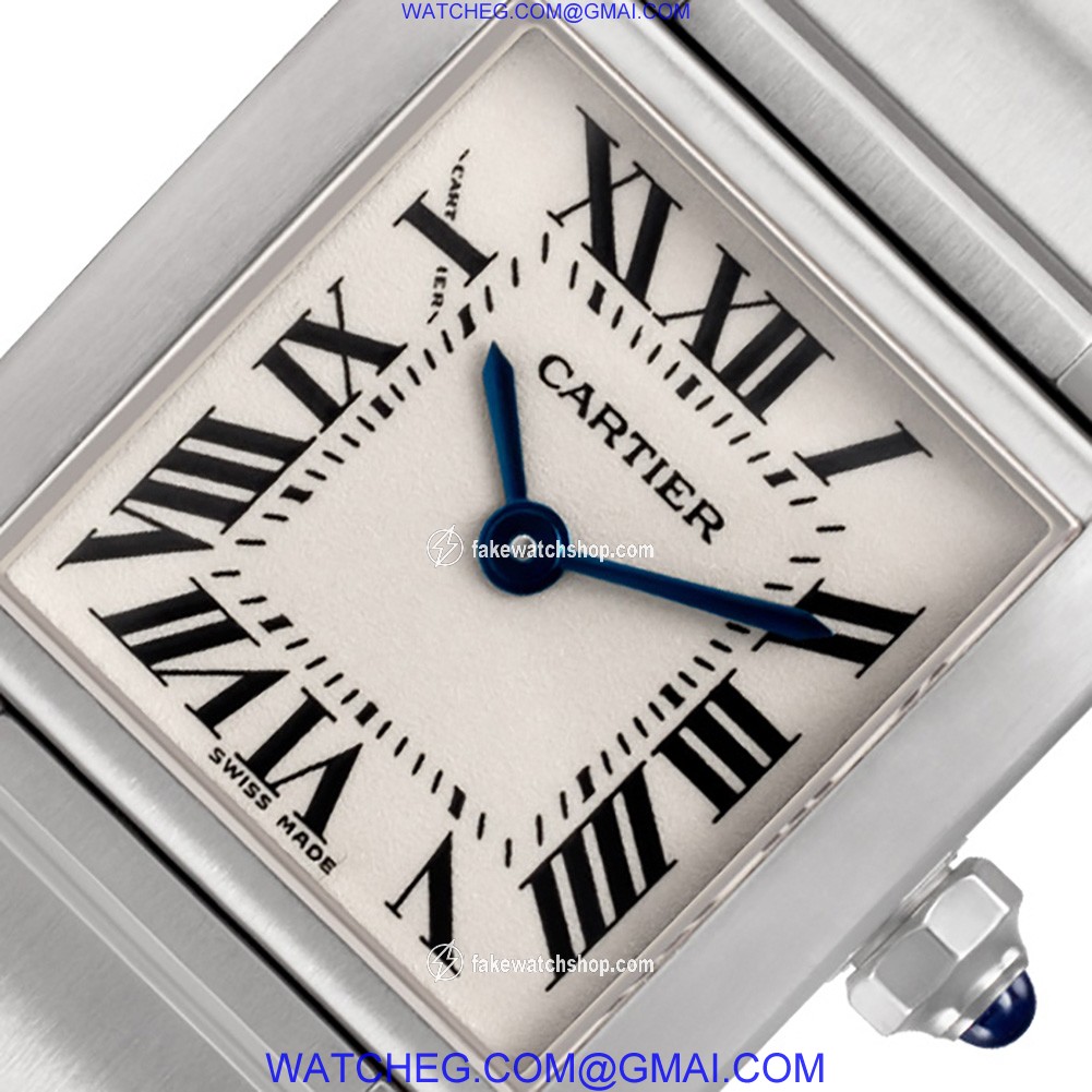 Cartier W51008Q3 Tank Francaise Quartz Female Stainless Steel 3
