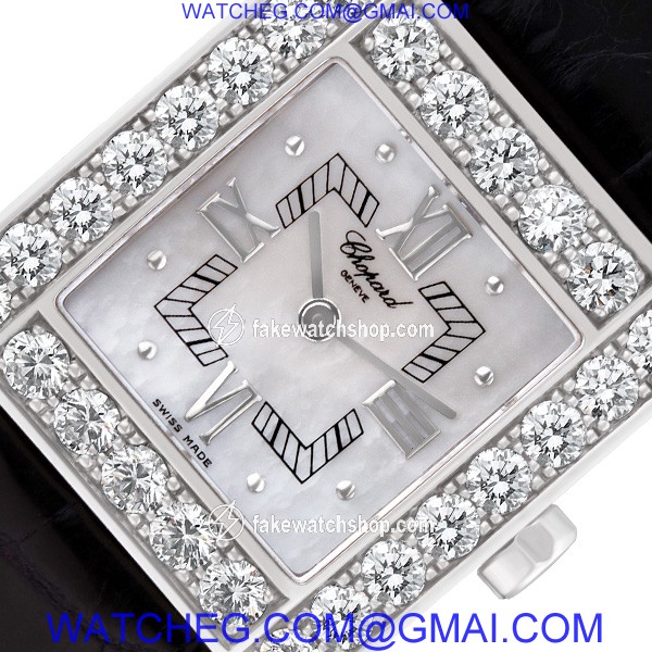 Chopard 445/1 Your Happy Quartz Female 18k White Gold 3