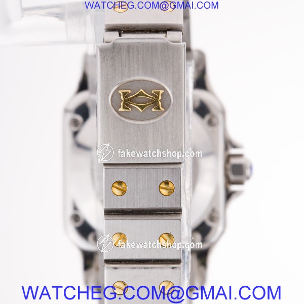 Cartier w20012c4 Santos Automatic Female 18k gold & Stainless Steel 3