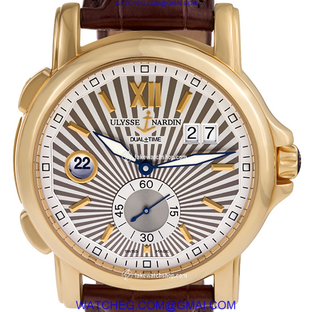 Ulysse Nardin 246-55 Dual Time Automatic Male 18k yellow gold 3