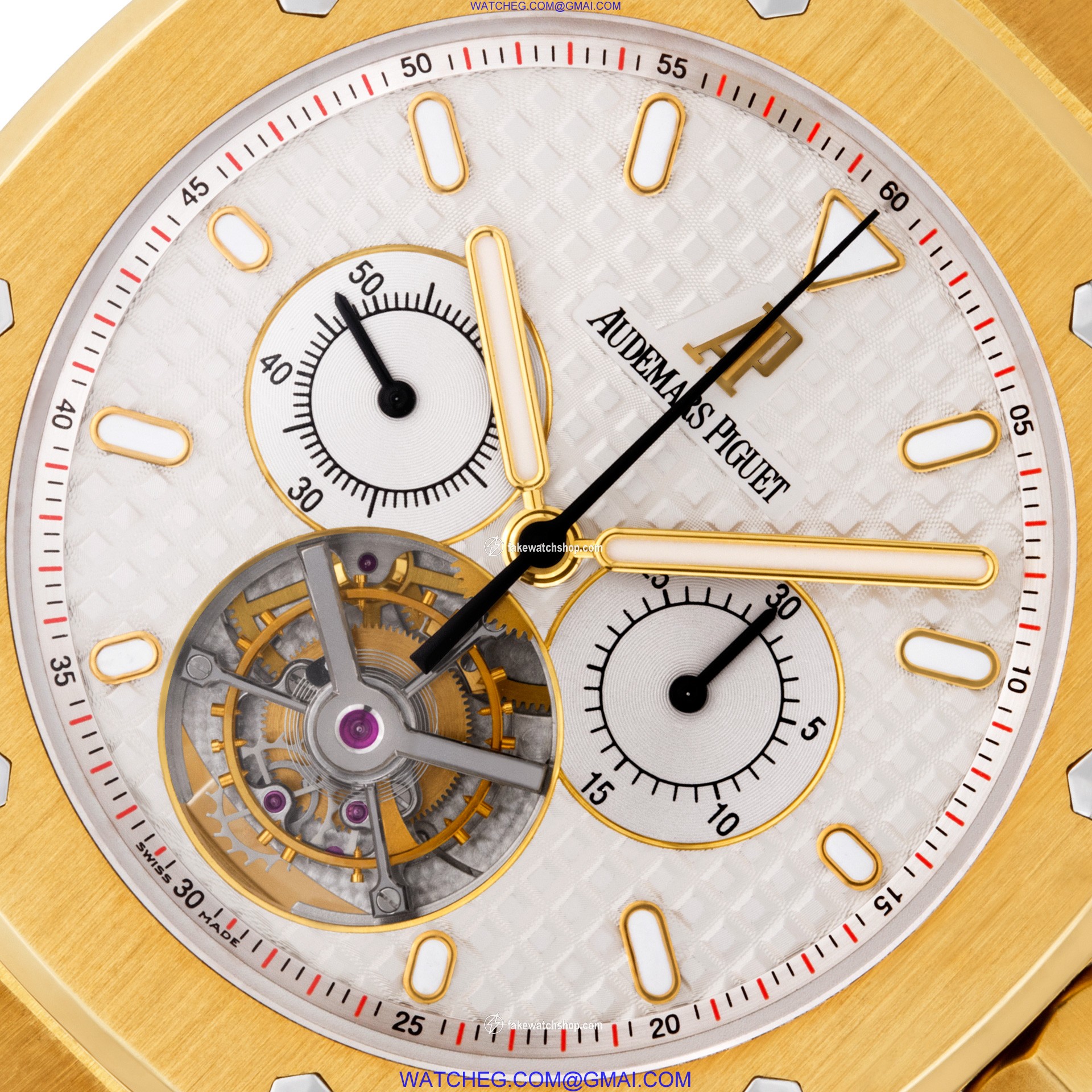 Audemars Piguet 25977BA.OO.1205BA.02 Tourbillon Manual Male 18k yellow gold 3