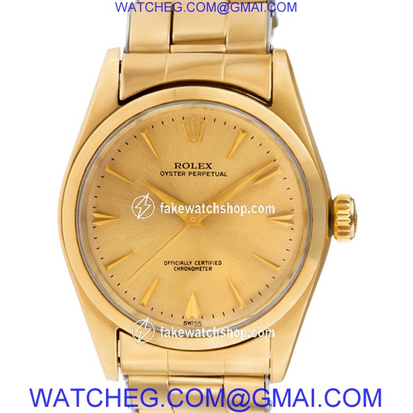 Rolex 6634 Oyster Perpetual Automatic Male Gold Capped 3