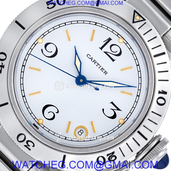 Cartier w31015m7 Pasha Automatic Unisex Stainless Steel 3