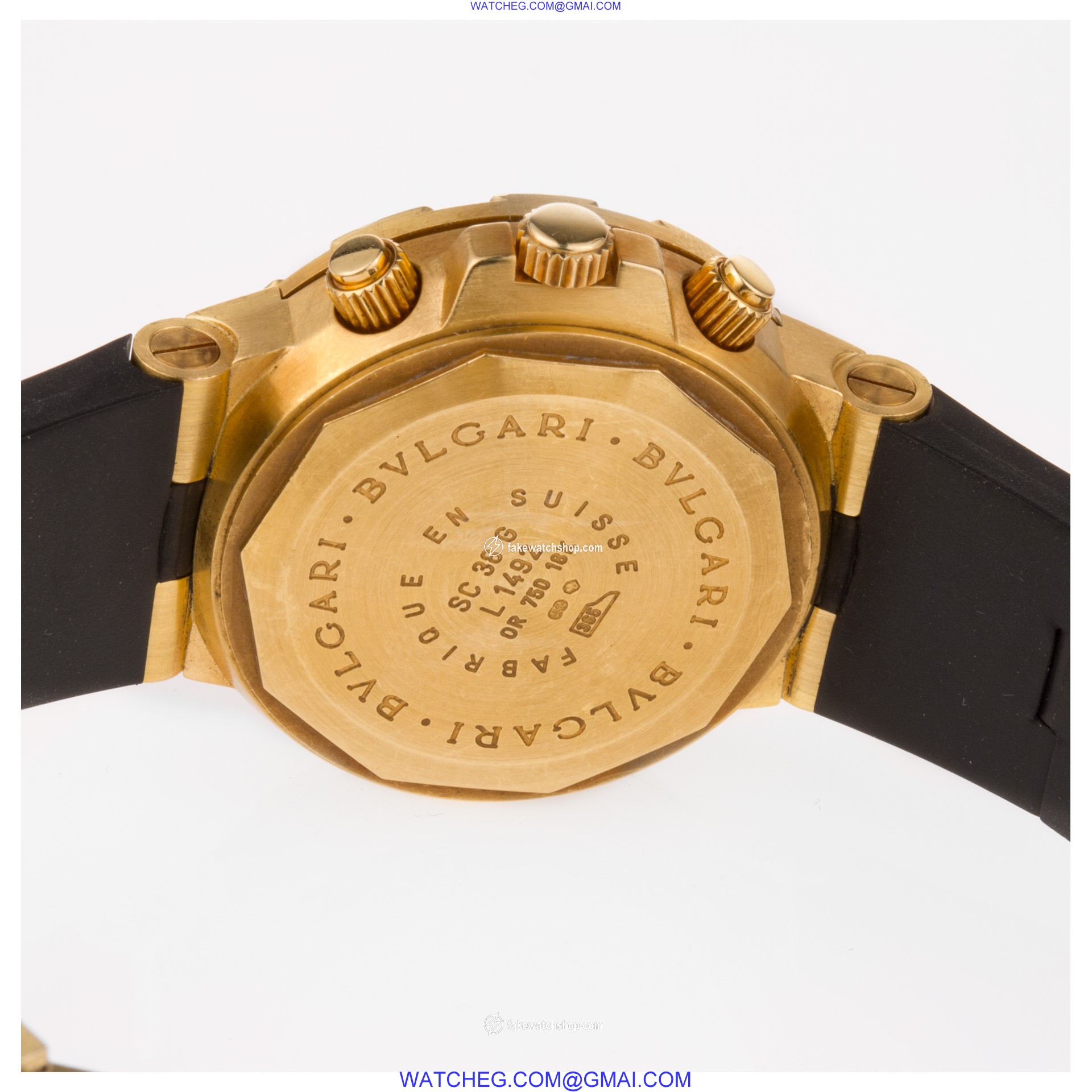 Bvlgari sc38g Scuba Automatic Male 18k yellow gold 3