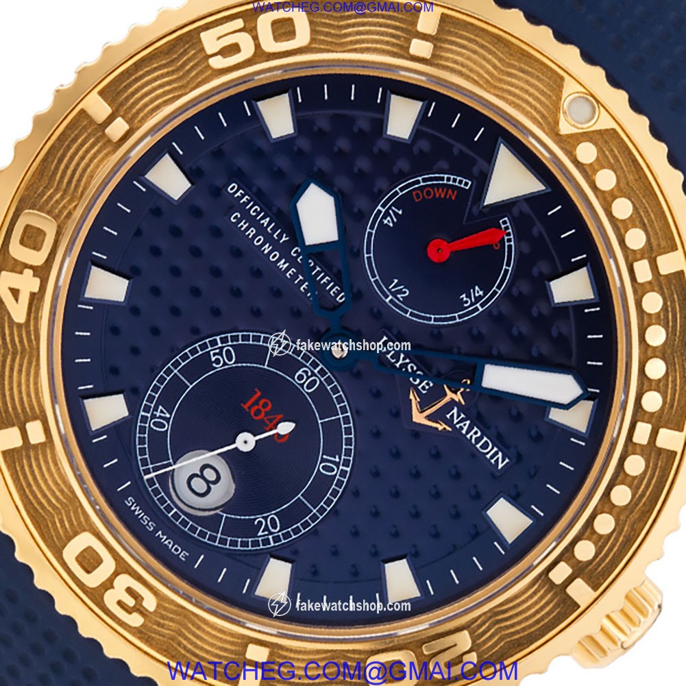 Ulysse Nardin 266-51 Maxi Marine Automatic Male 18k rose gold 3