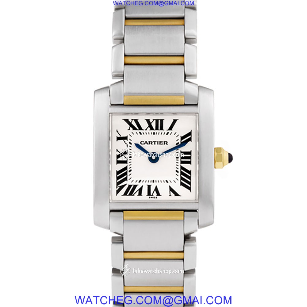 Cartier w51007q4 Tank Francaise Quartz Female Stainless Steel 3