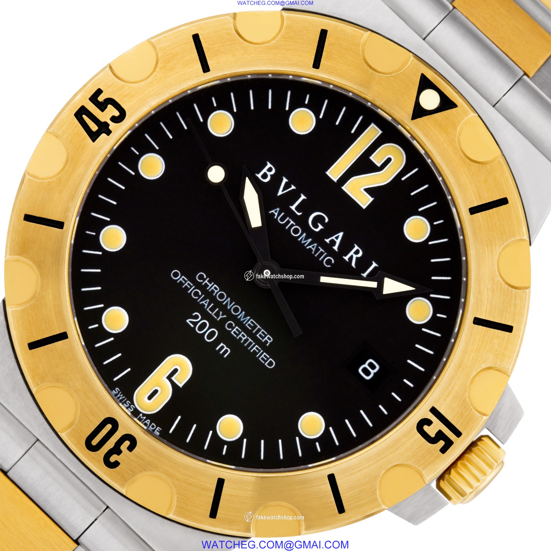 Bvlgari sd 38 sg Diagono Automatic Male Stainless Steel 3