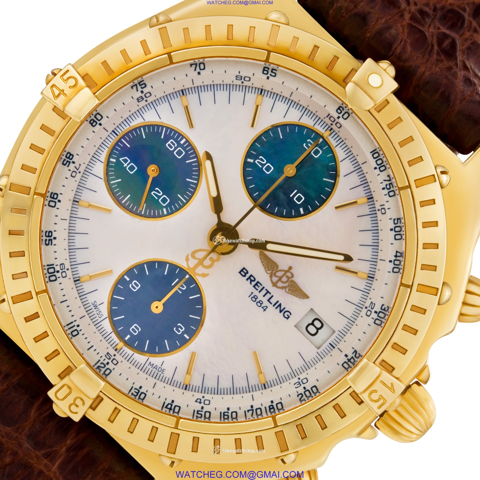 Breitling K13048 Chronomat Automatic Male 18k yellow gold 3