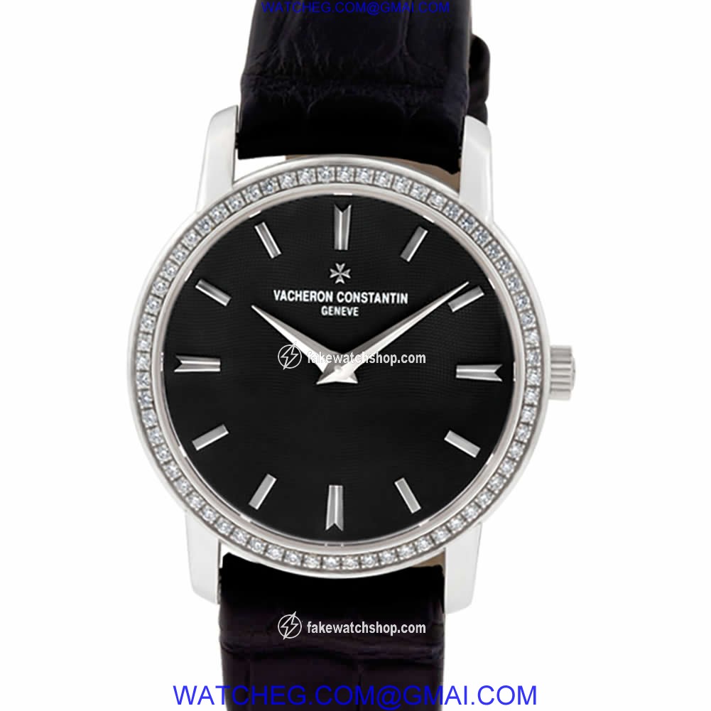 Vacheron Constantin 25558 patrimony Quartz Female 18k White Gold 3