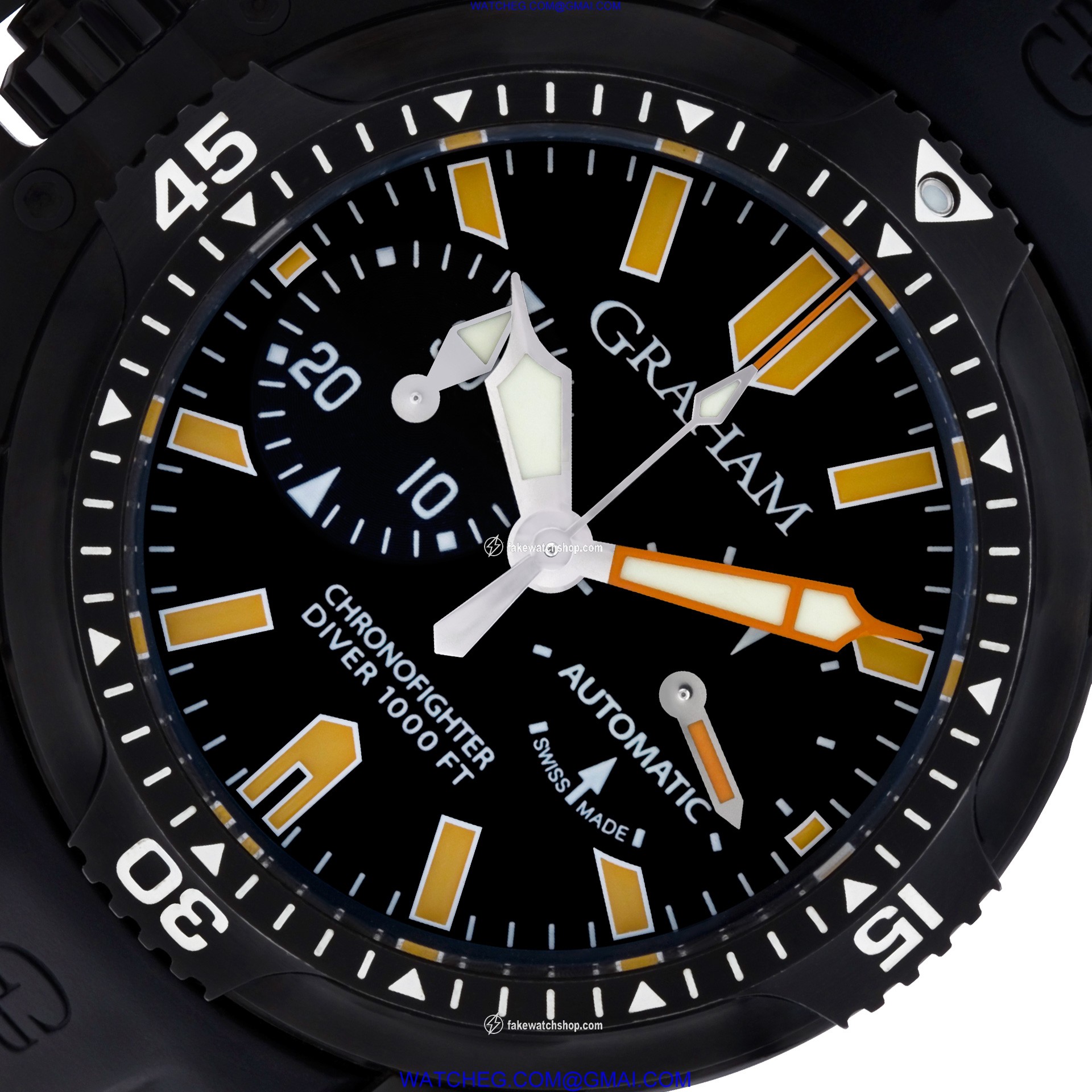 Graham 2OVDIVAZ.B02A.K10B Chronofighter Automatic Male Stainless Steel 3