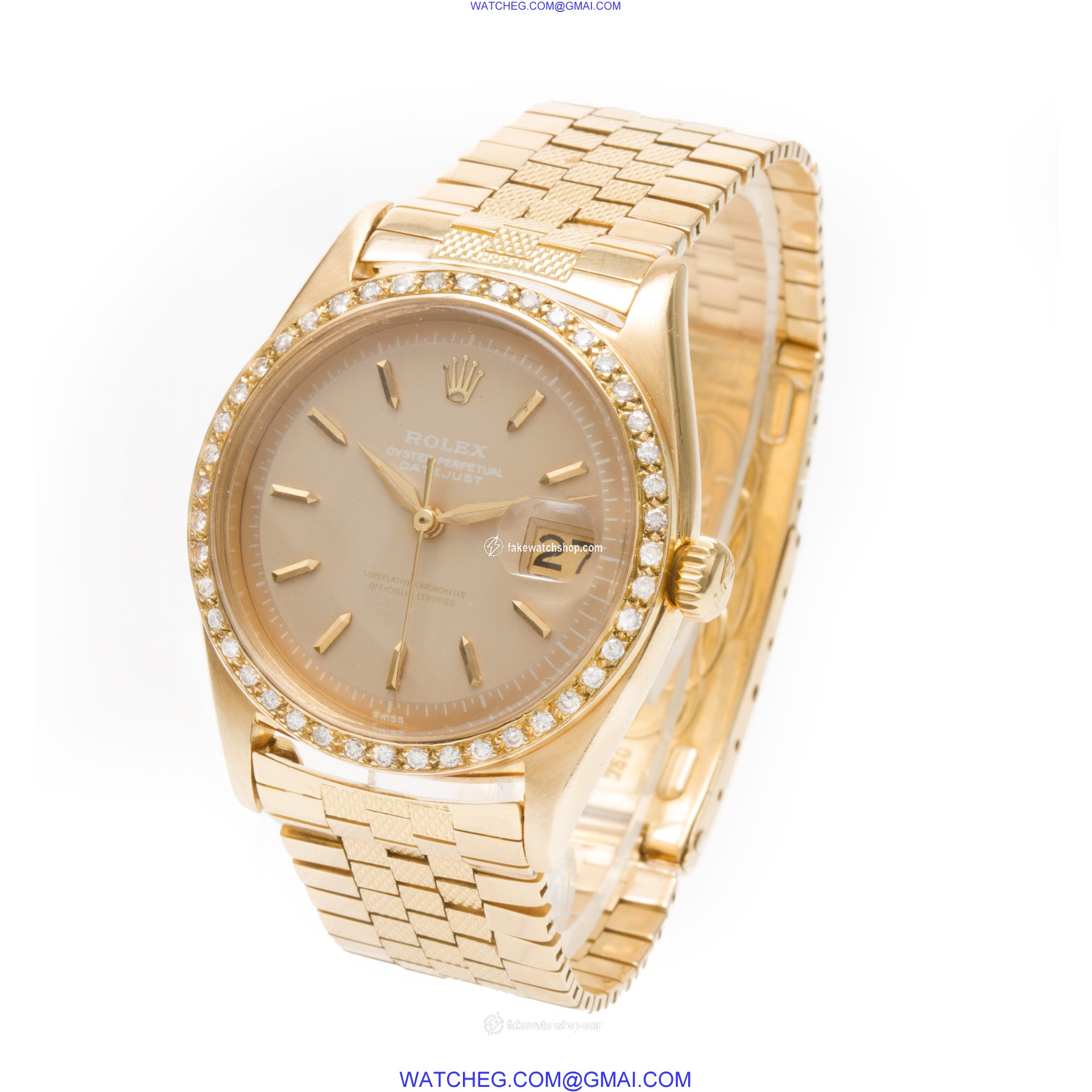 Rolex 6605 Datejust Automatic Male 18k yellow gold 3